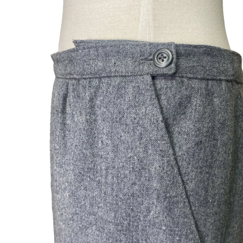 Pendleton Wool Skirt Size 12 Gray